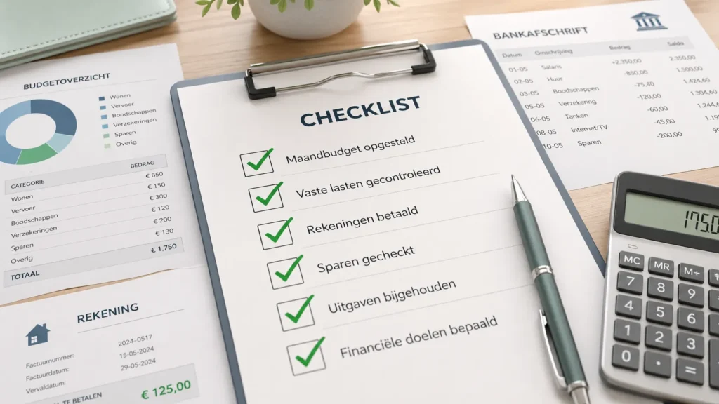 Belastingaangifte 2026 checklist indienen