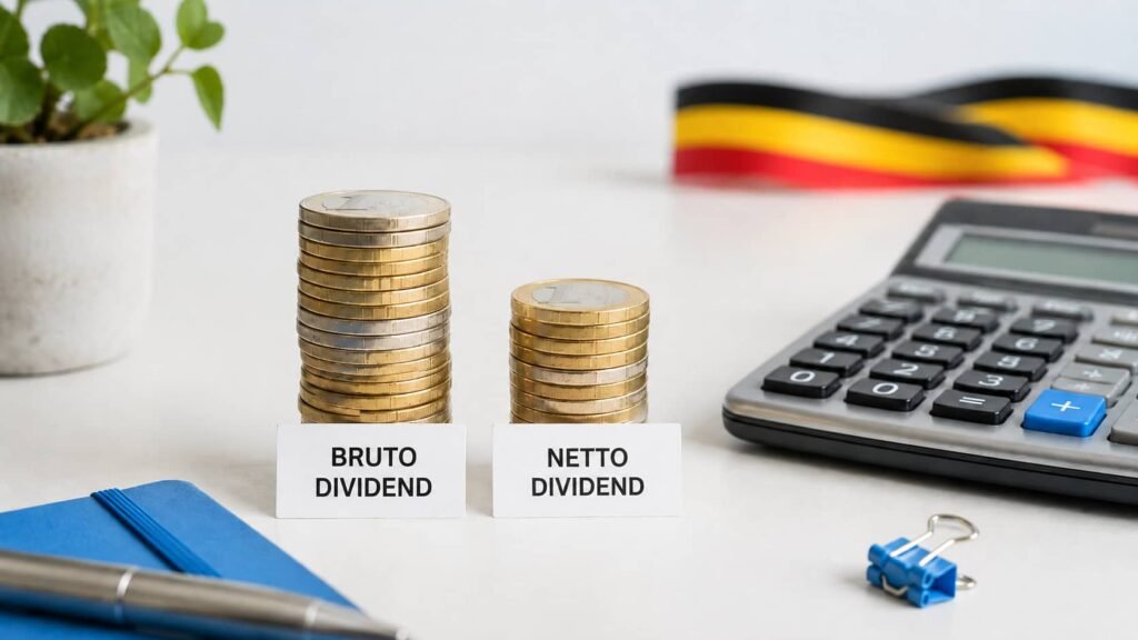 Euromunten en dividendberekening met Belgische belastinginhouding