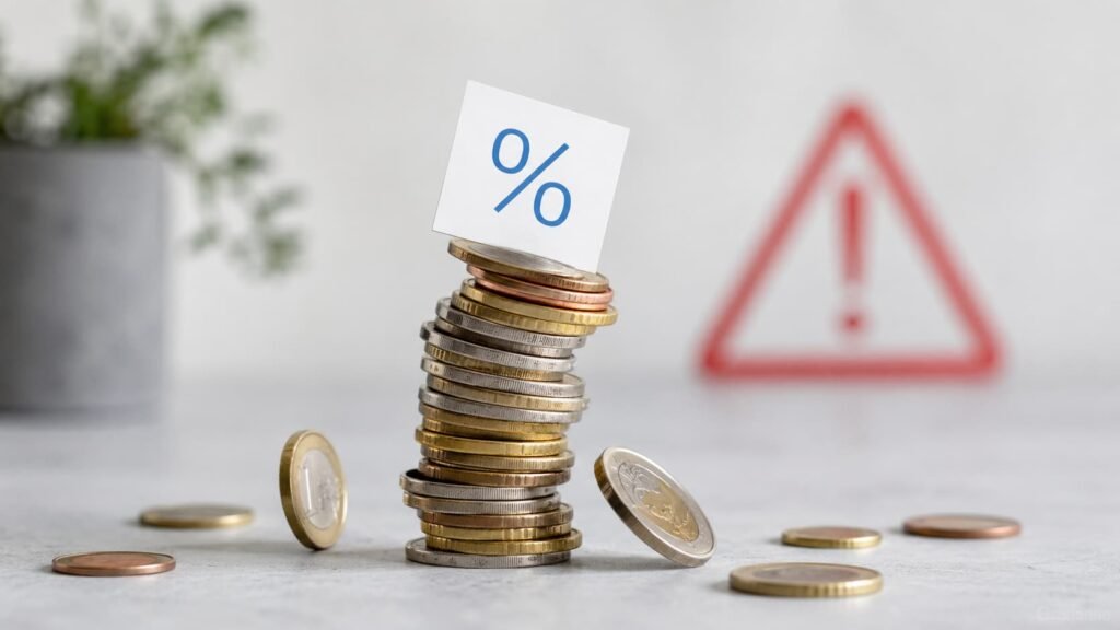 Hoog dividendpercentage op een instabiele stapel munten