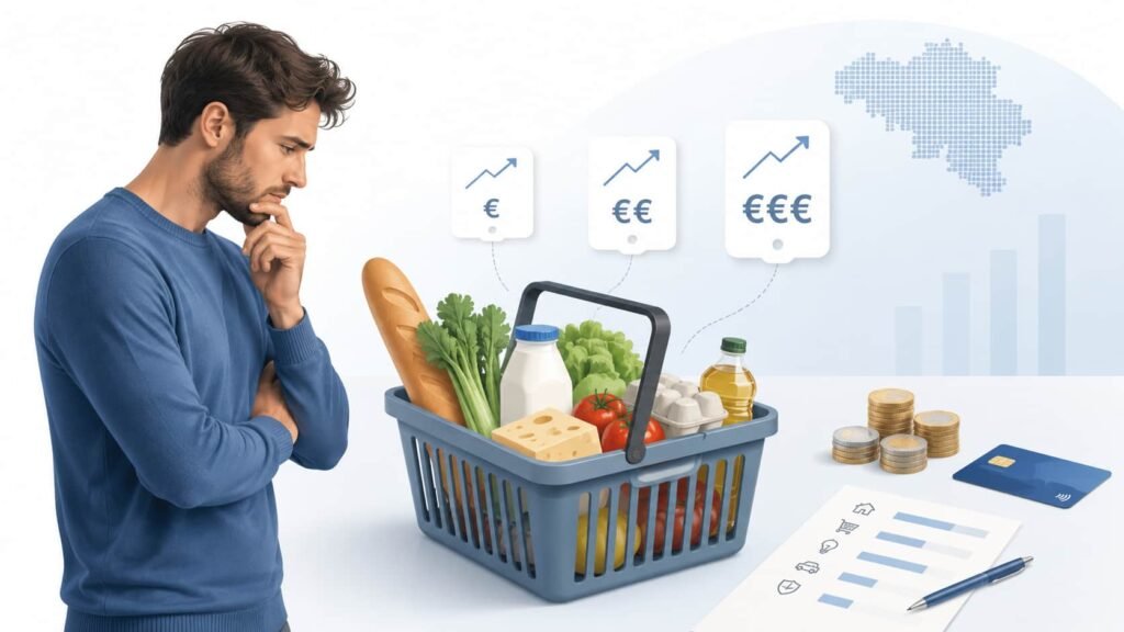Illustratie van inflatie en dalende koopkracht